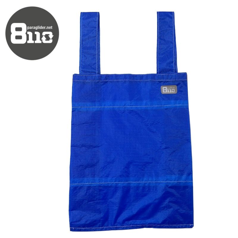 エコバッグ/青/ハンドメイド/パラグライダーリメイク